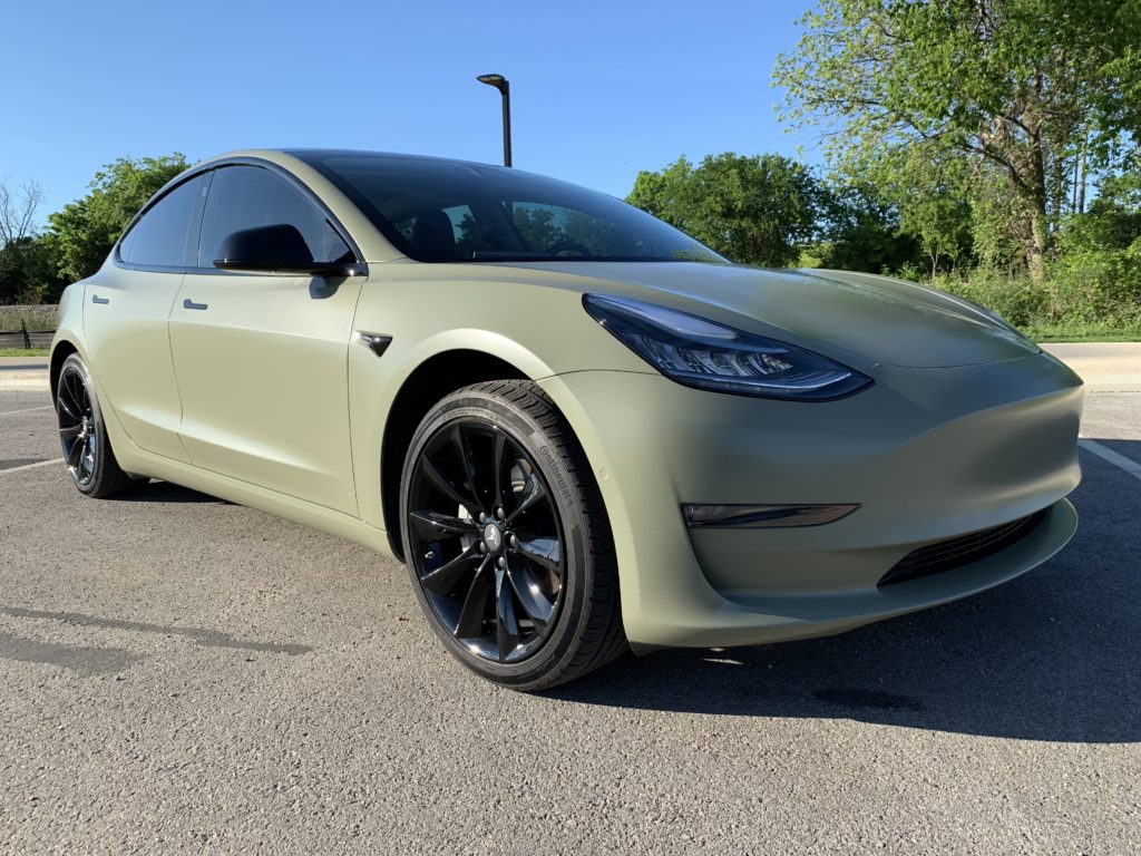 tesla, wrap, vinyl