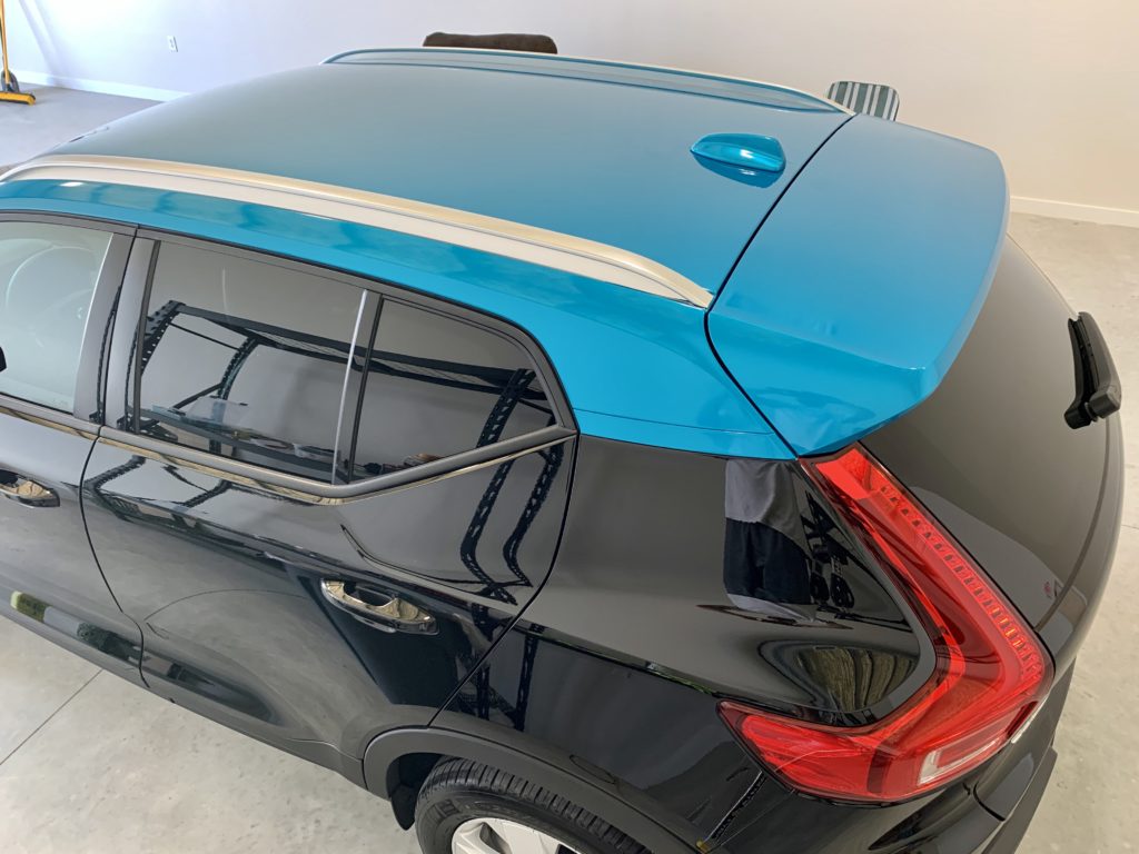 roof wrap, volvo roof wrap, vinyl roof wrap